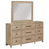 Liberty Furniture 780-BR-DM Proximity Place - Dresser & Mirror - Barley Buff