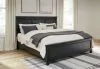 Ashley Furniture B687/31/36/56/58/97/92(2) Ashley Furniture B687/31/36/56/58/97/92(2) Lanolee - 7 Pc. - Dresser, Mirror, King Panel Bed, 2 Nightstands - Black