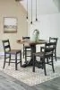 Ashley Furniture D546/23T/23B/724(2) Ashley Furniture D546/23T/23B/724(2) Valebeck - 6 Pc. - Counter Height Dining Table, 4 Barstools - Multi