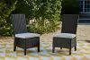 Ashley Furniture P792-601 Beachcroft - Side Chair With Cushion (Set of 2) - Black / Light Gray