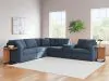 Ashley Furniture 92121S7 Ashley Furniture 92121S7 Modmax - 6-Piece Sectional With Storage Console - Ink
