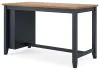 Ashley Furniture D399/13/124(2) Ashley Furniture D399/13/124(2) Gesthaven - 5 Pc. - Rectangular Dining Room Counter Table, 4  Barstools - Natural / Blue