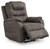 Ashley Furniture 1760912 Snowfield - Power Lift Recliner - Gunmetal
