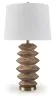 Ashley Furniture L235944 Jyllyard - Poly Table Lamp - Brown / Gold Finish
