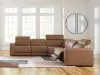 Ashley Furniture PCU10700S13 Ashley Furniture PCU10700S13 Magic Man - 5-Piece Power Reclining Sectional With Armless Chair With Manual Headrest - Caramel