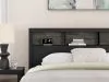 Ashley Furniture PCB1118-65 Ashley Furniture PCB1118-65 Broachmyn - Queen Bookcase Headboard - Black / Gray