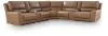 Ashley Furniture PCU62606S34 Ashley Furniture PCU62606S34 DeepWakes - 7-Piece Power Reclining Sectional With 2 Storage Consoles - Caramel