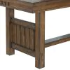 Samuel Lawrence Furniture S917-DR-K1 Seneca - Trestle Dining Table with an 18