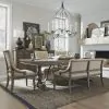 Liberty Furniture 615-DR-6TRS Americana Farmhouse - 6 Piece Trestle Table Set - Dusty Taupe