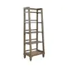 Liberty Furniture 615-HO201 Americana Farmhouse - Wood Leaning Pier Bookcase - Dusty Taupe
