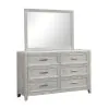 New Classic B2442-060 Fiona - Landscape Mirror - Mist Gray