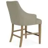 Riverside Furniture 92606 Mix-N-Match Chairs - Swoop Arm Upholstered Stool (Set of 2) - Gray