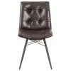 CoasterEssence 107853 Aiken - Upholstered Dining Side Chair (Set of 4) - Brown