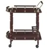 CoasterEveryday 3512 Palmer - 2-Tier Rectangular Wood Bar Cart - Merlot