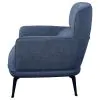 Coaster Fine Furniture 903083 Andrea - Upholstered Crecent Arm Accent Chair - Blue
