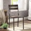 Furniture of America CM3920T-5PK Westport - 5 Piece Dining Table Set - Antique Brown / Black
