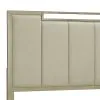 Samuel Lawrence Furniture S952-BR-K5 Kendall - California King Upholstered Panel Bed - Light Brown
