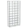 Coaster Fine Furniture 182037 Montara - Tempered Glass Wine Storage LED Curio Cabinet - Chrome