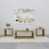 Coaster Fine Furniture 704838-S3 Benton - 3 Piece Solid - Mango Coffee And End Table Set - Natural