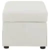 Coaster Fine Furniture 904134 Winter - Upholstered Hydraulic Lift Top Storage Ottoman - Beige