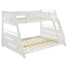 Coaster Fine Furniture 460593WHT Holden - Wood Veneer Twin Over Full Bunk Bed - White