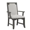 New Classic D1605-25 Lisbon - Dining Arm Chair (Set of 2) - Gray