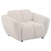 Coaster Fine Furniture 509303 Destino - Chenille Upholstered Splayed Arm Accent Chair - Greige