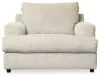 Ashley Furniture 9510423 Soletren - Chair and a Half - Stone