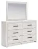 Ashley Furniture B3788B1 Cayboni - Dresser And Mirror - Whitewash