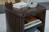 Ashley Furniture T679-2 Korestone - Square End Table - Dark Brown