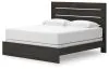 Ashley Furniture PCB2108B8 Ashley Furniture PCB2108B8 Hollivern - King Panel Bed - Dark Gray