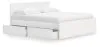 Ashley Furniture EB9630B20 Ashley Furniture EB9630B20 Onita - King Panel Platform Bed With Storage - White
