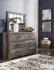 Ashley Furniture B211B1 Ashley Furniture B211B1 Drystan - Dresser, Mirror - Brown / Beige