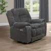 New Classic U5829-13P1-GRY Stanwick - Glider Recliner With Power Footrest - Gray