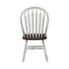 Liberty Furniture 186W-C1000S Liberty Furniture 186W-C1000S Carolina Crossing - Windsor Side Chair - White / Antique Honey