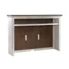 Liberty Furniture 237-EC00 River Place - Entertainment Hutch - Riverstone White & Tobacco