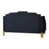 New Classic U2034-20-BLK Empire - Lighted Loveseat - Black