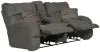 Jackson Furniture Industries 3599-1934/88-2317/08 Jackson Furniture Industries 3599-1934/88-2317/08 Ashland - Lay Flat Reclining Console Loveseat - Granite
