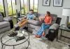 Jackson Furniture Industries 11445-1152/08-1953/38 Felix - Sofa With 3 Recliners & Drop Down Table