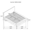 CoasterEssence 202990KE Jessica - Eastern King Platform Bed With Rail Seating - White