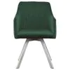 CoasterElevations 193372GRN Arika - Velvet Upholstered Swivel Dining Arm Chair - Green