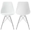 CoasterEveryday 102792 Juniper - Polypropylene Dining Side Chair (Set of 2) - White