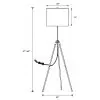 CoasterEveryday 923255 Zabka - Drum Shade Metal Tripod Floor Lamp - Black
