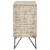 CoasterEssence 959652 Eileen - 2 Door Wood Storage Accent Cabinet - White Washed