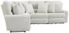 Jackson Furniture Industries 633/66/68/67-01 Majesty - 3 Piece Deep Seating Power Reclining Sectional - White