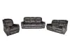 New Classic 20-U456-3NP New Classic 20-U456-3NP Park City - Manual 3 Piece Sofa & Loveseat & Recliner - Slate