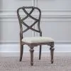 Liberty Furniture 765-C2501S Providence Park - Wood Back Side Chair - Chateau Brown