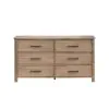 New Classic B2123-050 Anika - 6 Drawer Dresser - Natural / Brown