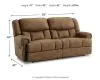 Ashley Furniture 4470481 Ashley Furniture 4470481 Boothbay - 2 Seat Reclining Sofa - Auburn