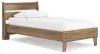 Ashley Furniture EB1866/231/155/111 Ashley Furniture EB1866/231/155/111 Deanlow - 3 Pc. - Dresser, Twin Platform Panel Bed - Honey